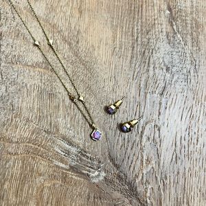 Kendra Scott Necklace and Earring Set